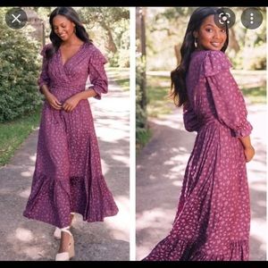Gal Meets Glam Cassandra Maxi Purple Dress
